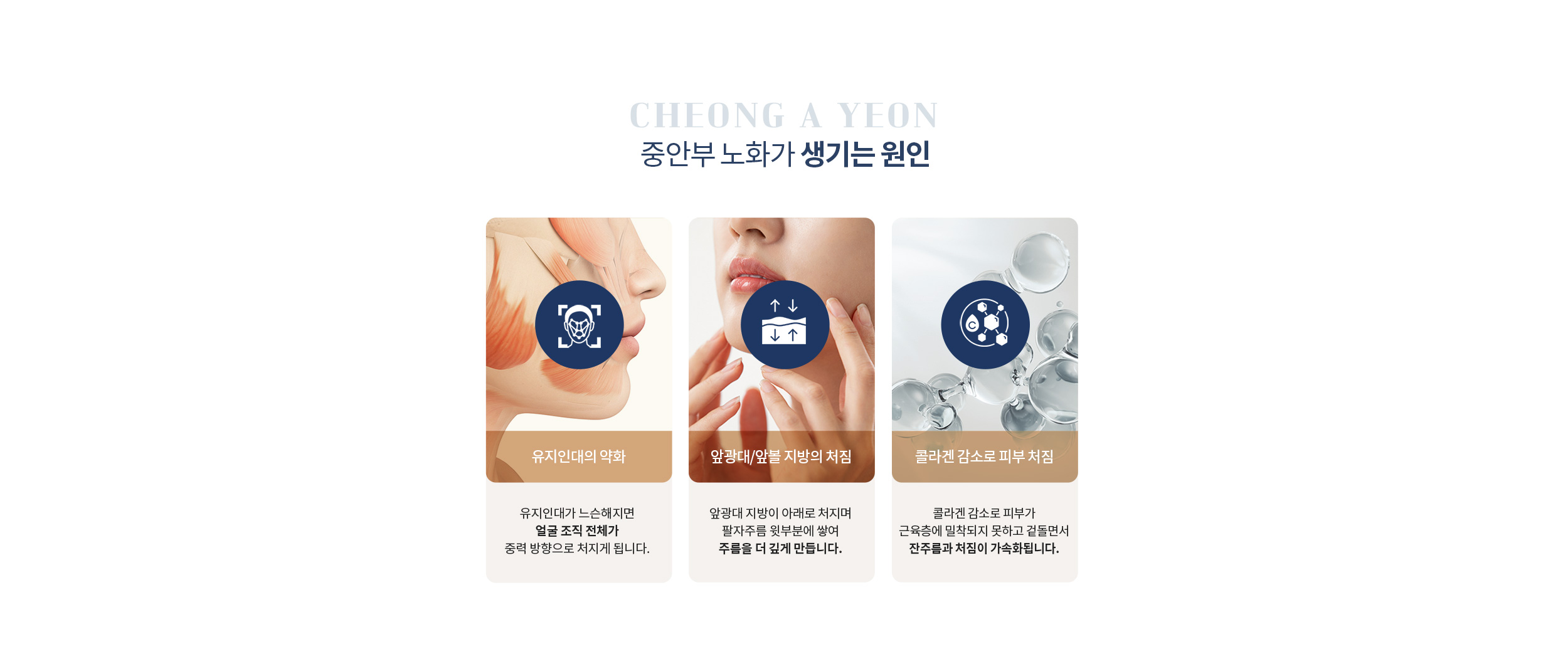 중안부 노화가 생기는 원인